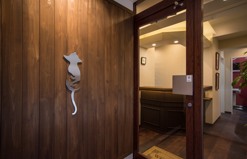 ねこの病院 Tom&Tabby Suginami 入口